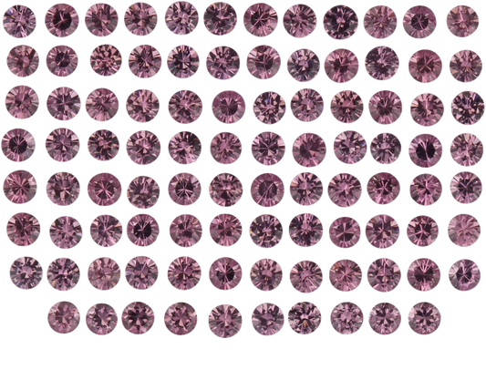2mm Round Magenta Rhodolite