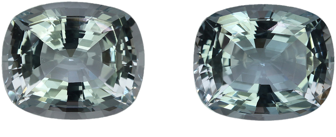 12x10mm Cushion A Color Aquamarine