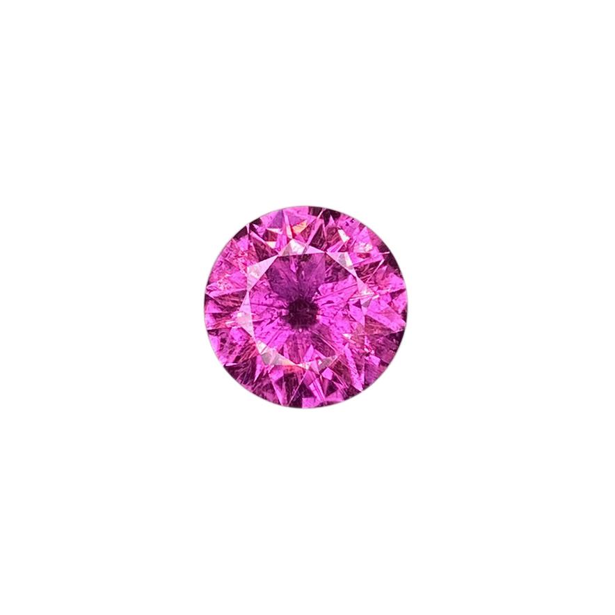 9.8mm Round Fuchsia Color Rubellite