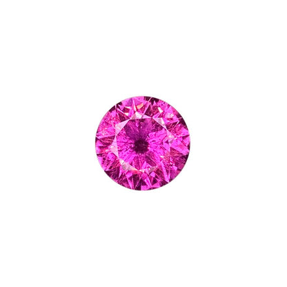 9.8mm Round Fuchsia Color Rubellite