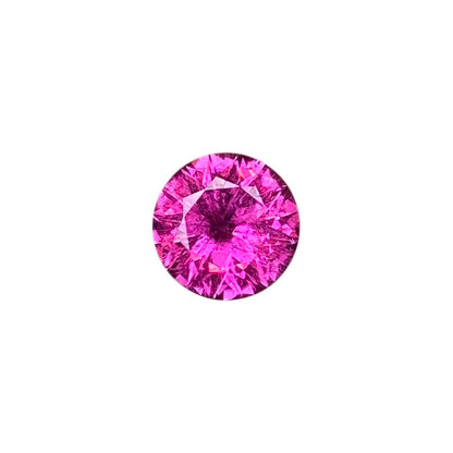 9.8mm Round Fuchsia Color Rubellite
