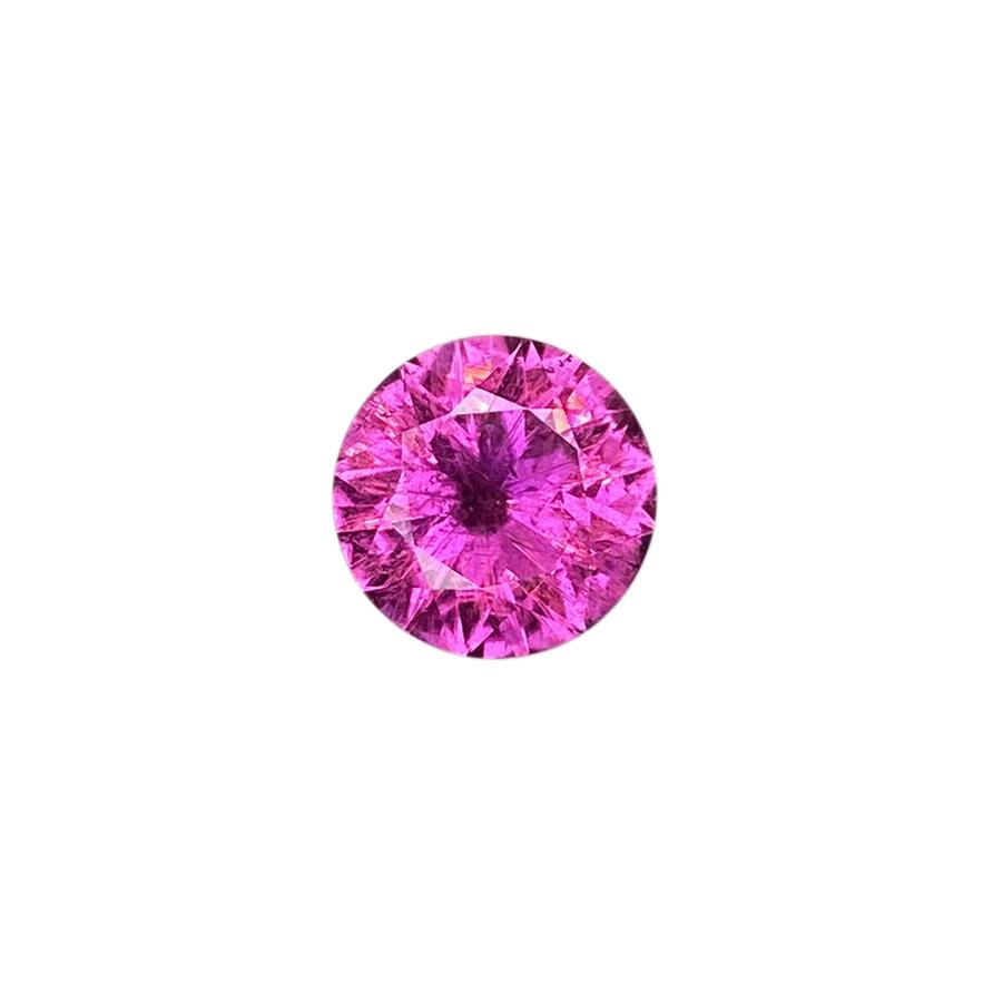 9.8mm Round Fuchsia Color Rubellite
