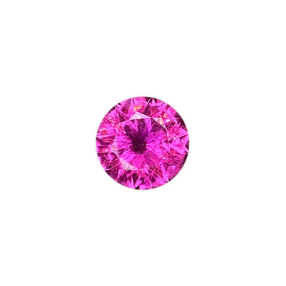 9.8mm Round Fuchsia Color Rubellite