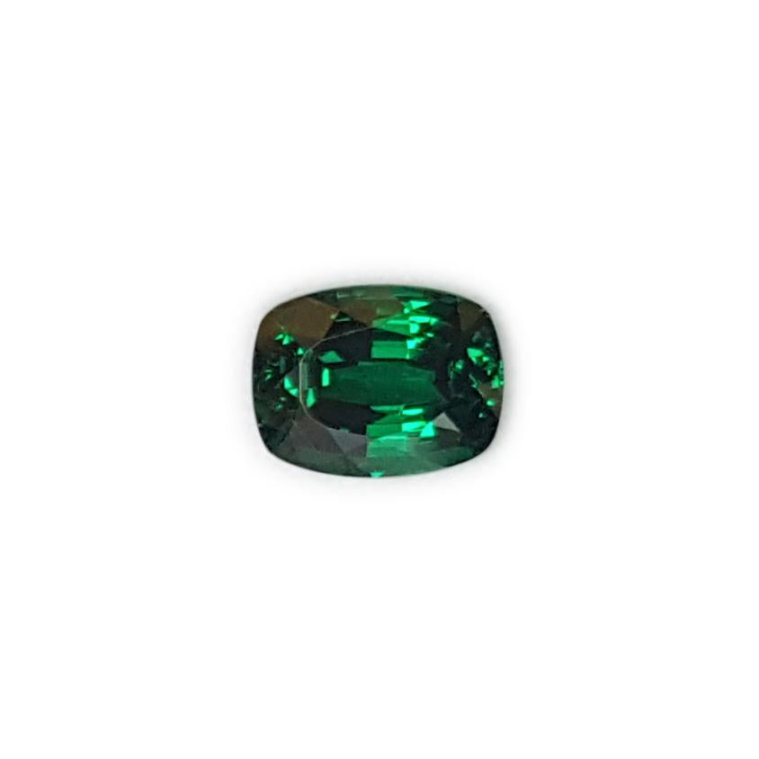 2.2ct Cushion Saturated Minty Green Tsavorite