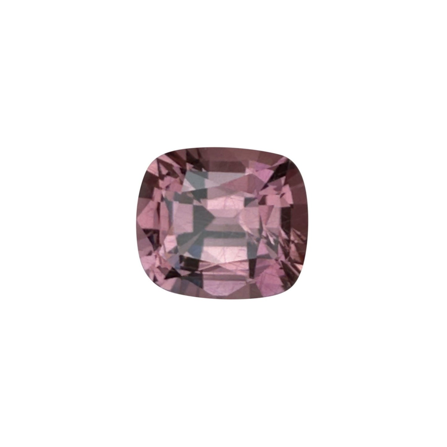 2.77ct Cushion Light Peach Malaya Garnet