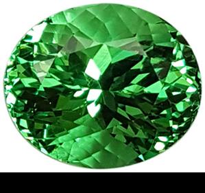 5.54ct Oval Mint Tsavorite Garnet