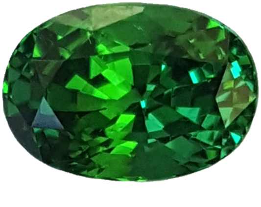 1.83ct Oval Bright Green Tsavorite
