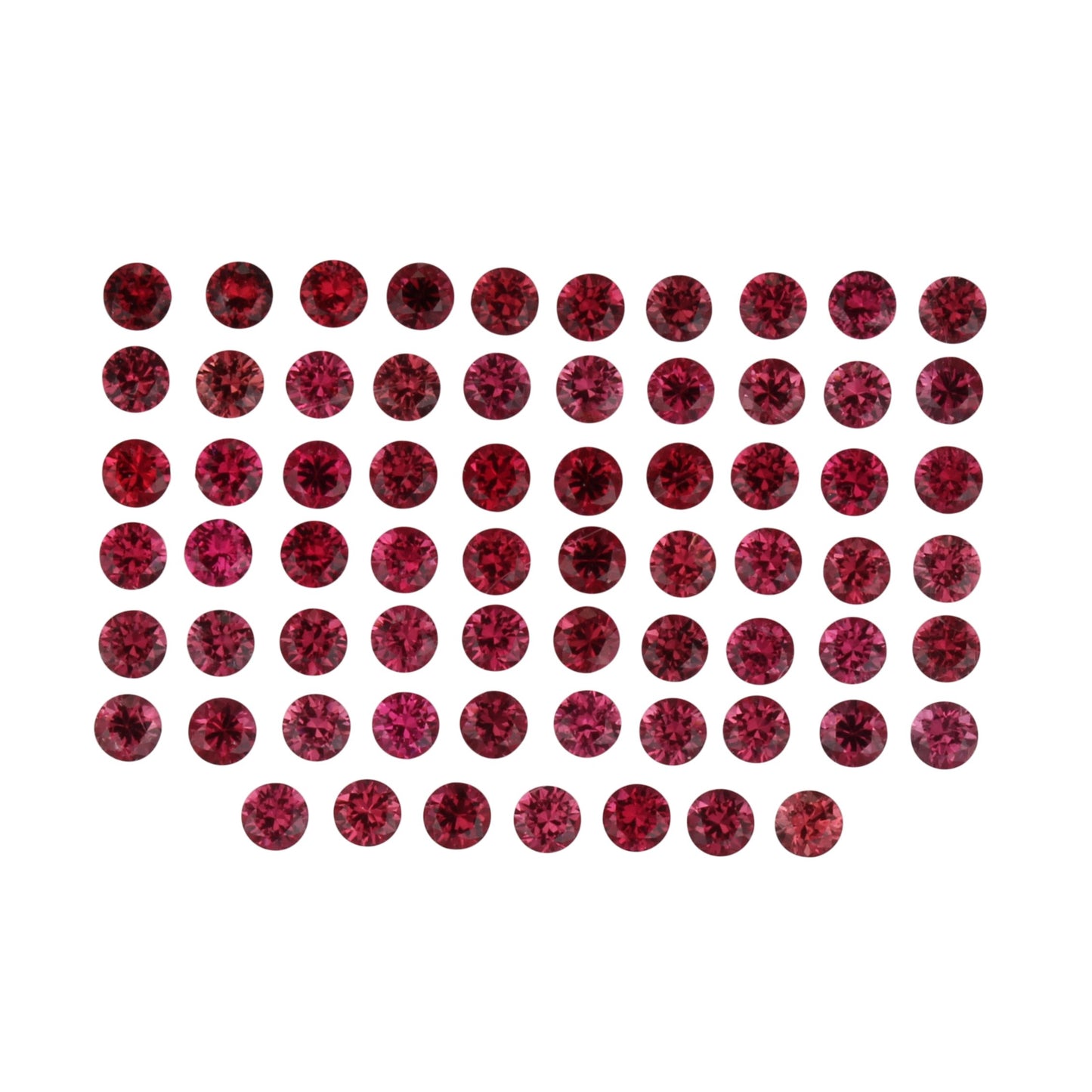2mm Round Red Spinel