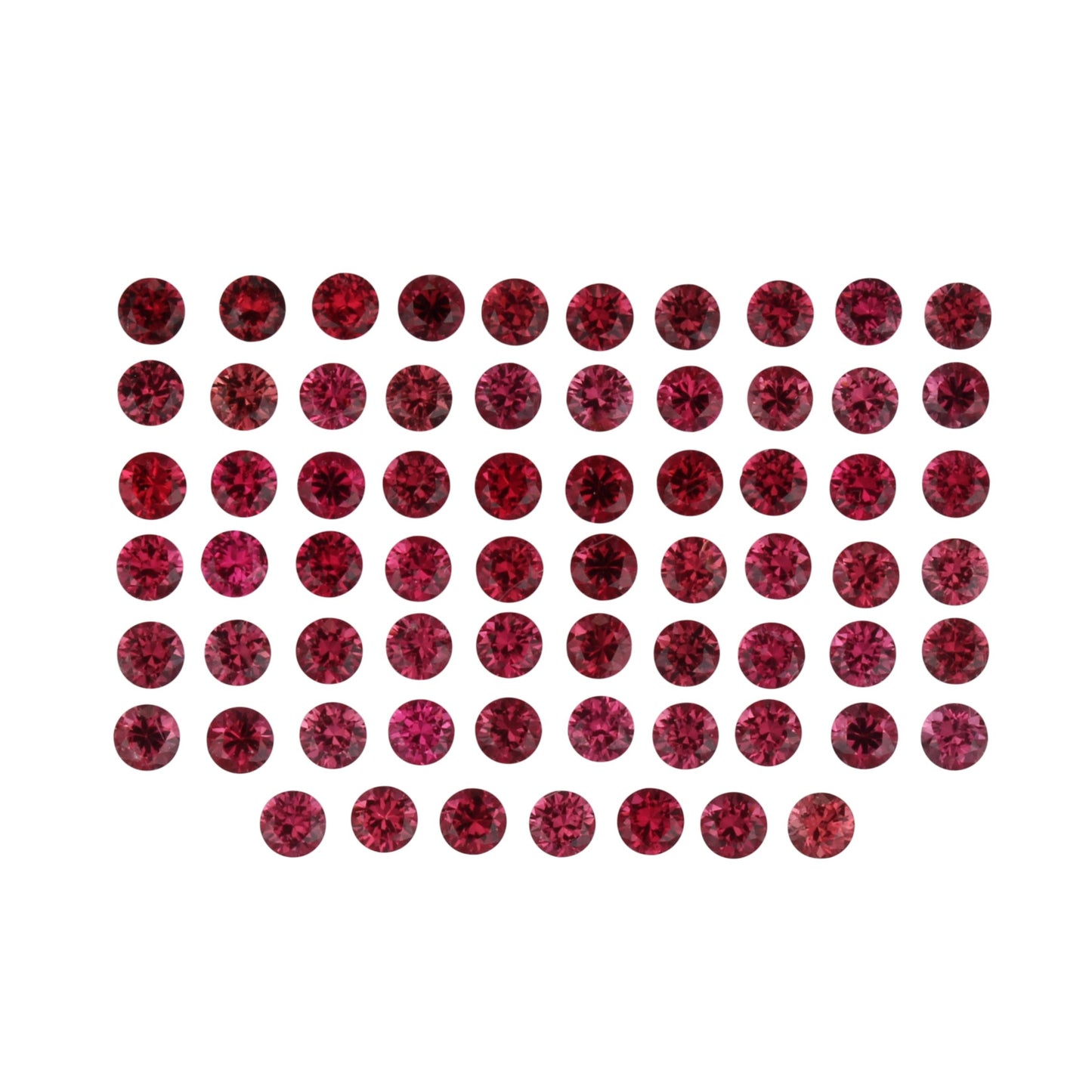 2mm Round Red Spinel