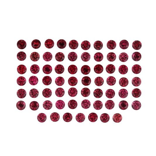 2mm Round Red Spinel