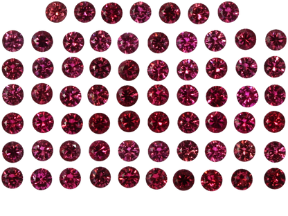 2mm Round Red Spinel