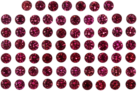 2mm Round Red Spinel