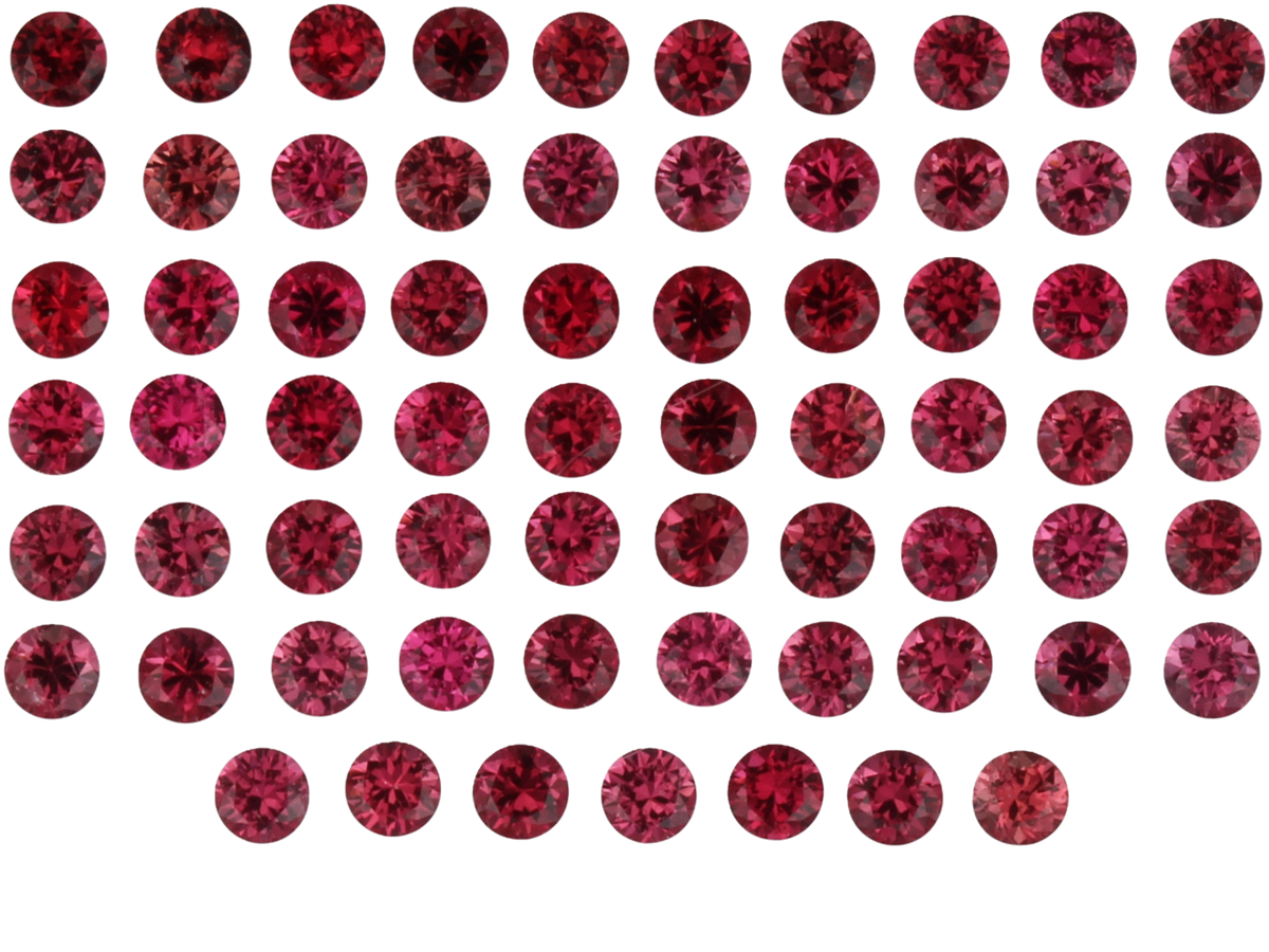 2mm Round Red Spinel