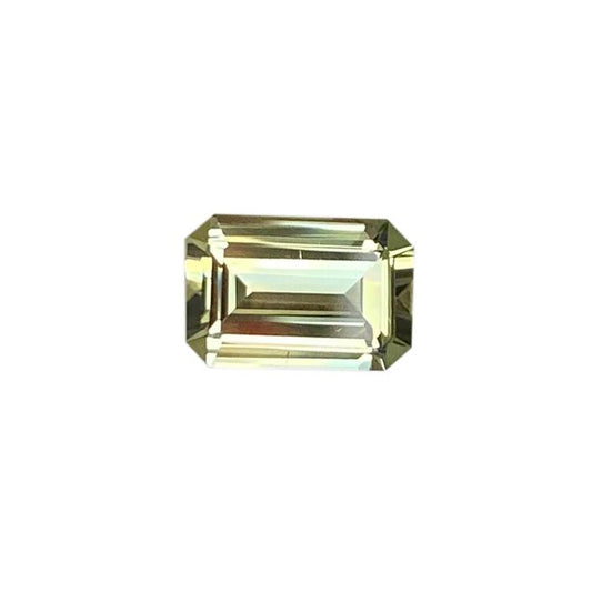 3.1ct Emerald Cut Light Yellow Tourmaline