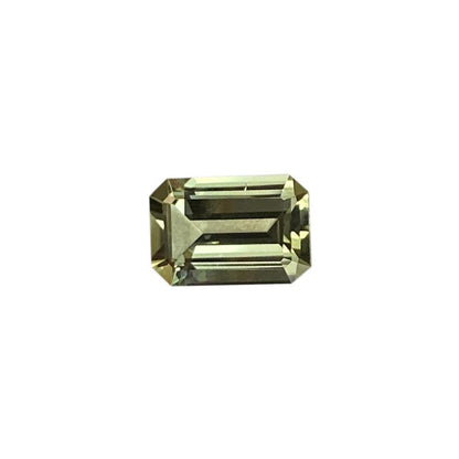 3.1ct Emerald Cut Light Yellow Tourmaline