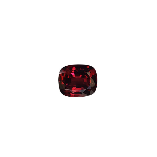 10.8ct Cushion Open Burgundy Rhodolite