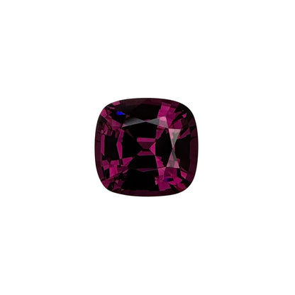 4.48ct Cushion Open Burgundy Rhodolite