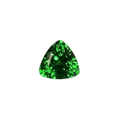 5.8mm Trillion Fine Intense Green Tsavorite