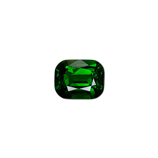 2.53ct Cushion Fine Saturated Green Tsavorite