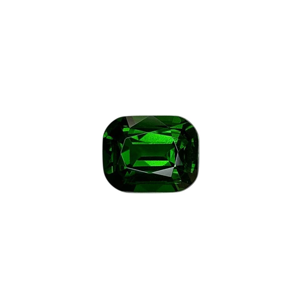 2.53ct Cushion Fine Saturated Green Tsavorite