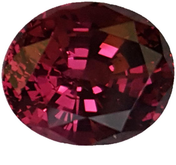 7.79ct Oval AAA Color Rhodolite
