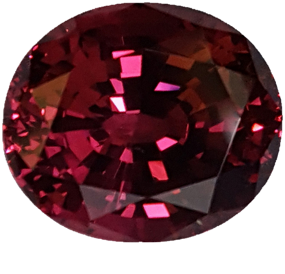 7.79ct Oval AAA Color Rhodolite