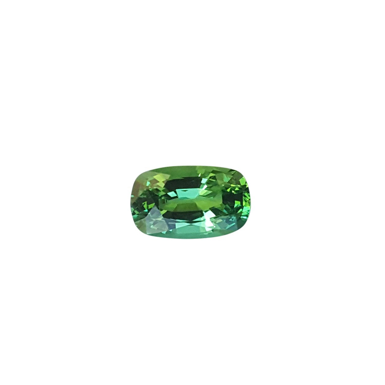 3.03ct Cushion Bright Green Tsavorite
