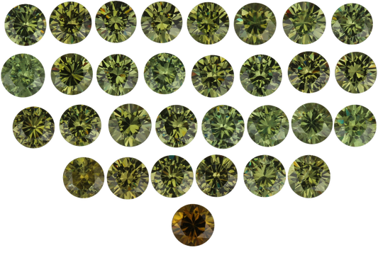 Demantoid Garnet Round 4.5mm