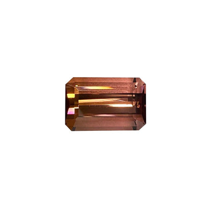 7.39ct Emerald Cut Deep Pink Tourmaline