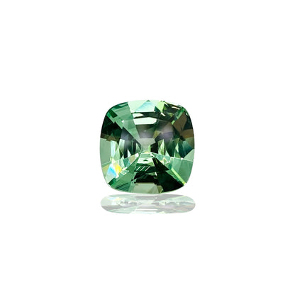 4.01ct Cushion Mint Garnet