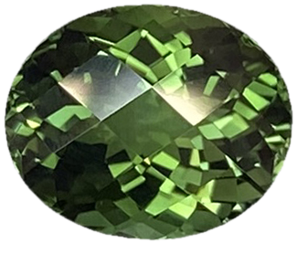 11x9mm Oval Green Tourmaline