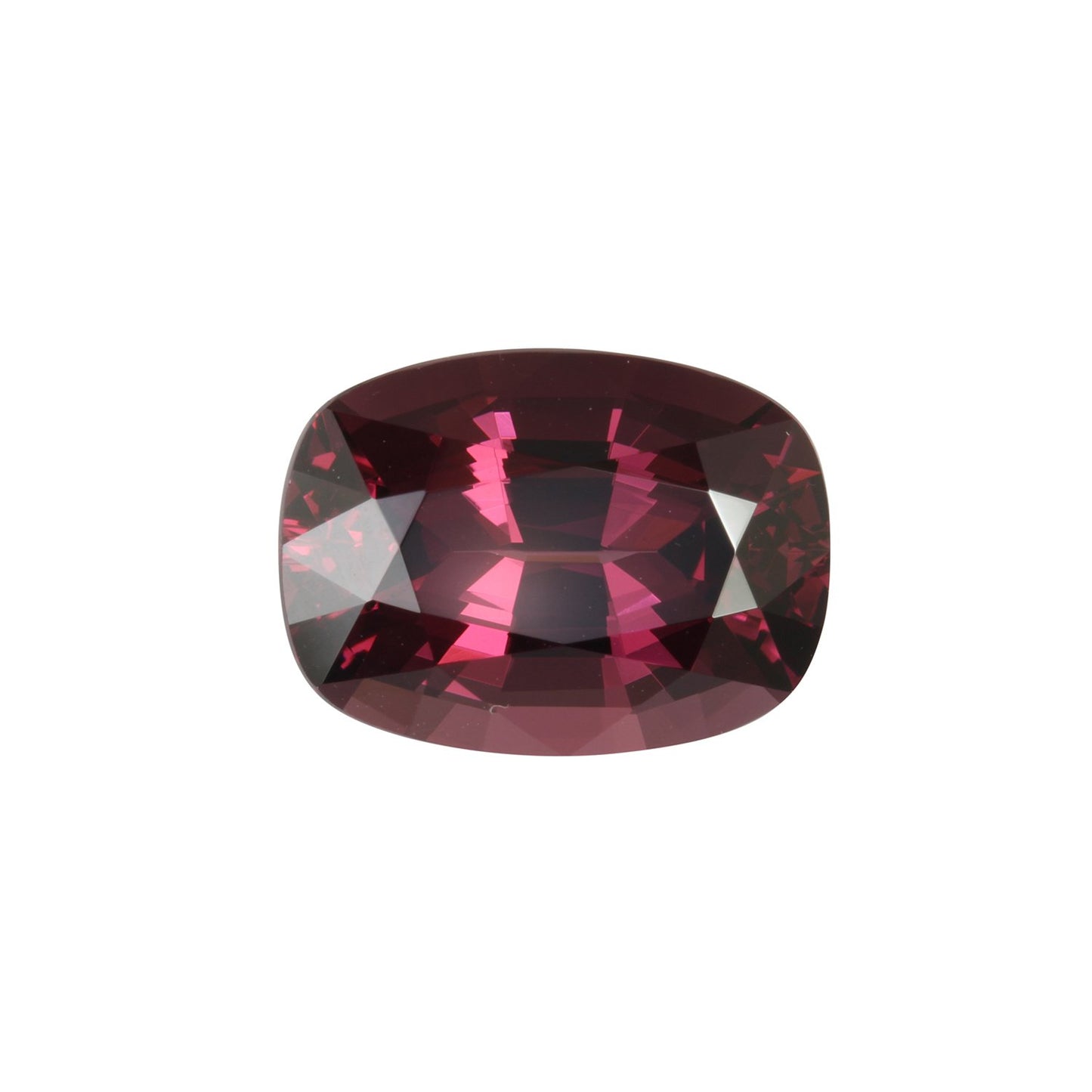 8.12ct Cushion Deep Burgundy Rhodolite