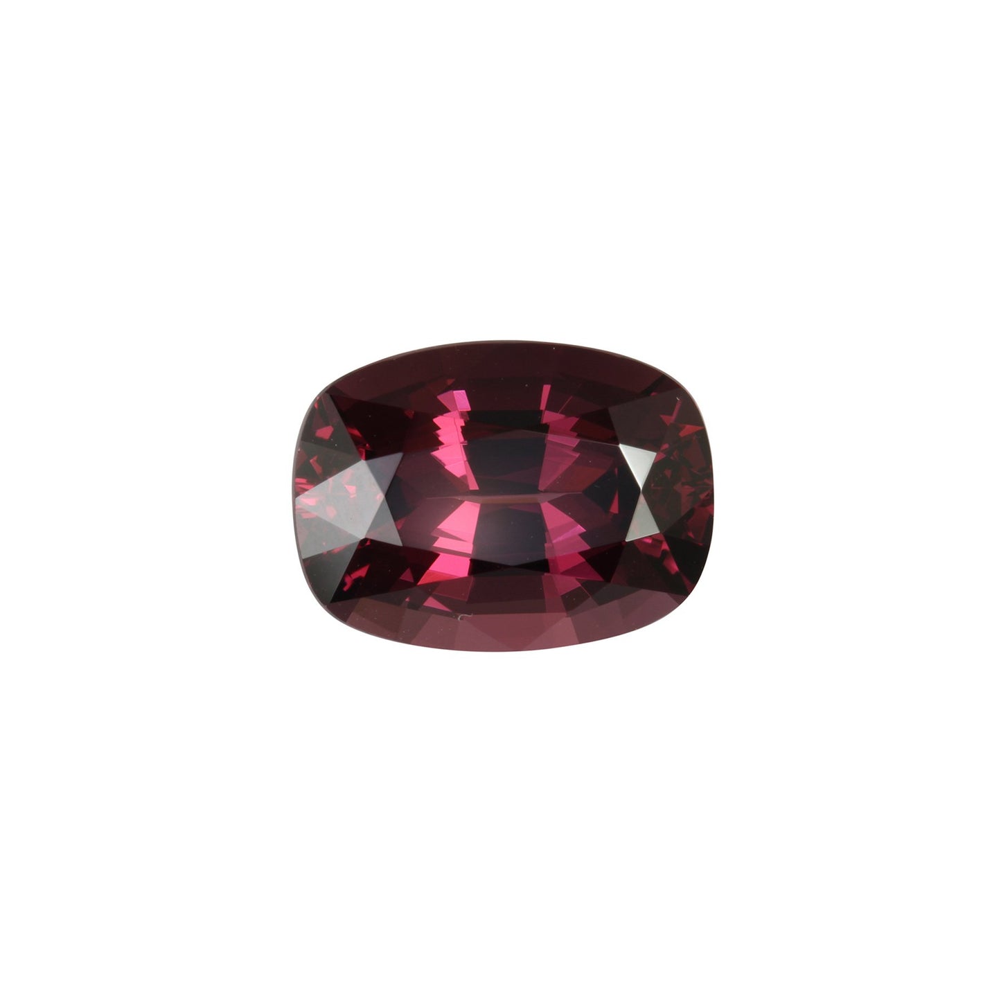 8.12ct Cushion Deep Burgundy Rhodolite