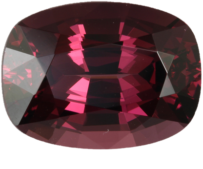 8.12ct Cushion Deep Burgundy Rhodolite
