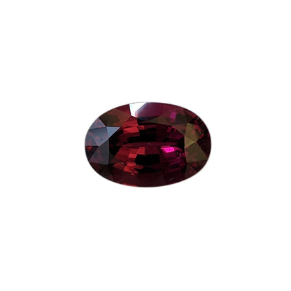 8.12ct Cushion Deep Burgundy Rhodolite