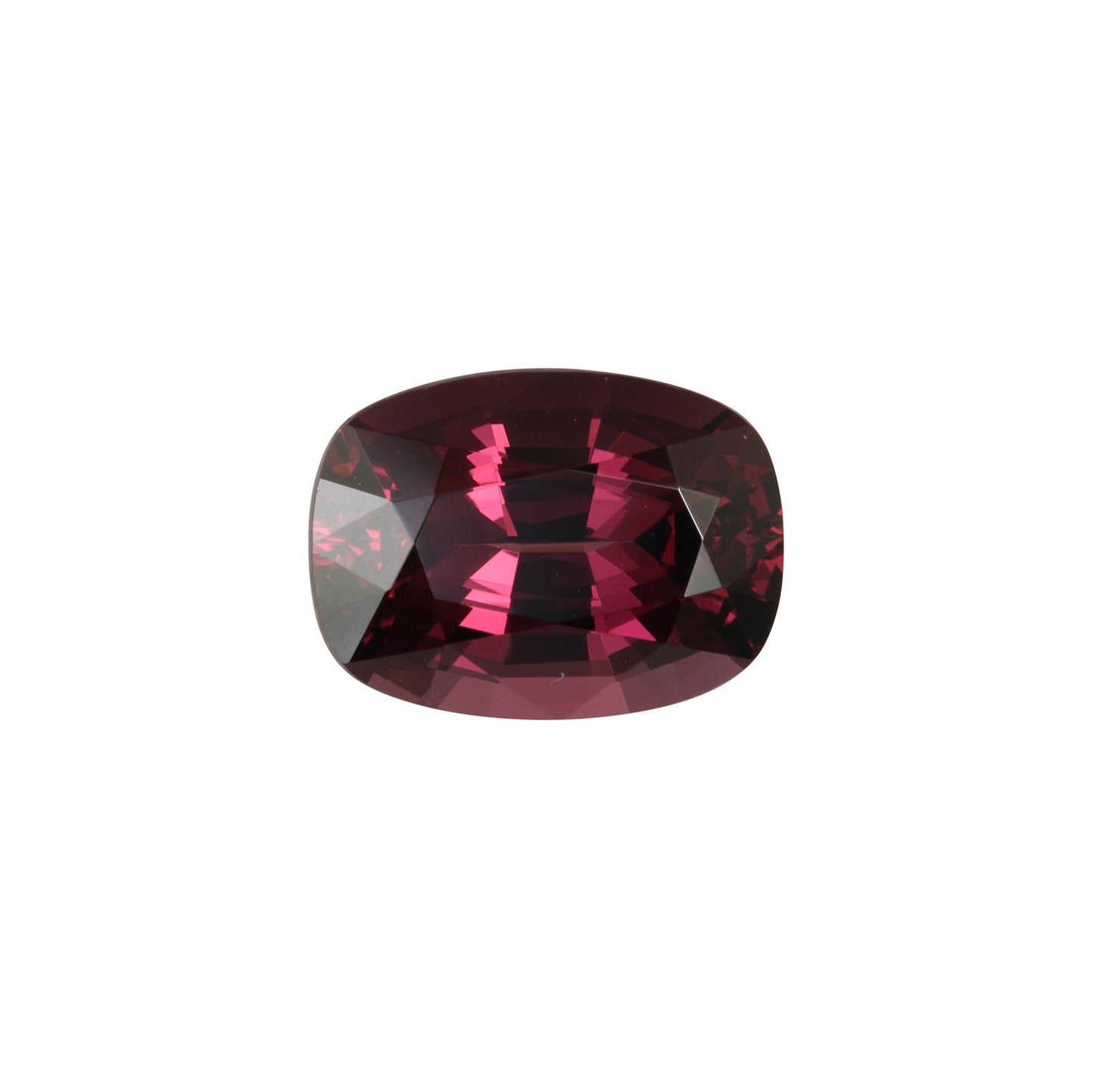 8.12ct Cushion Deep Burgundy Rhodolite