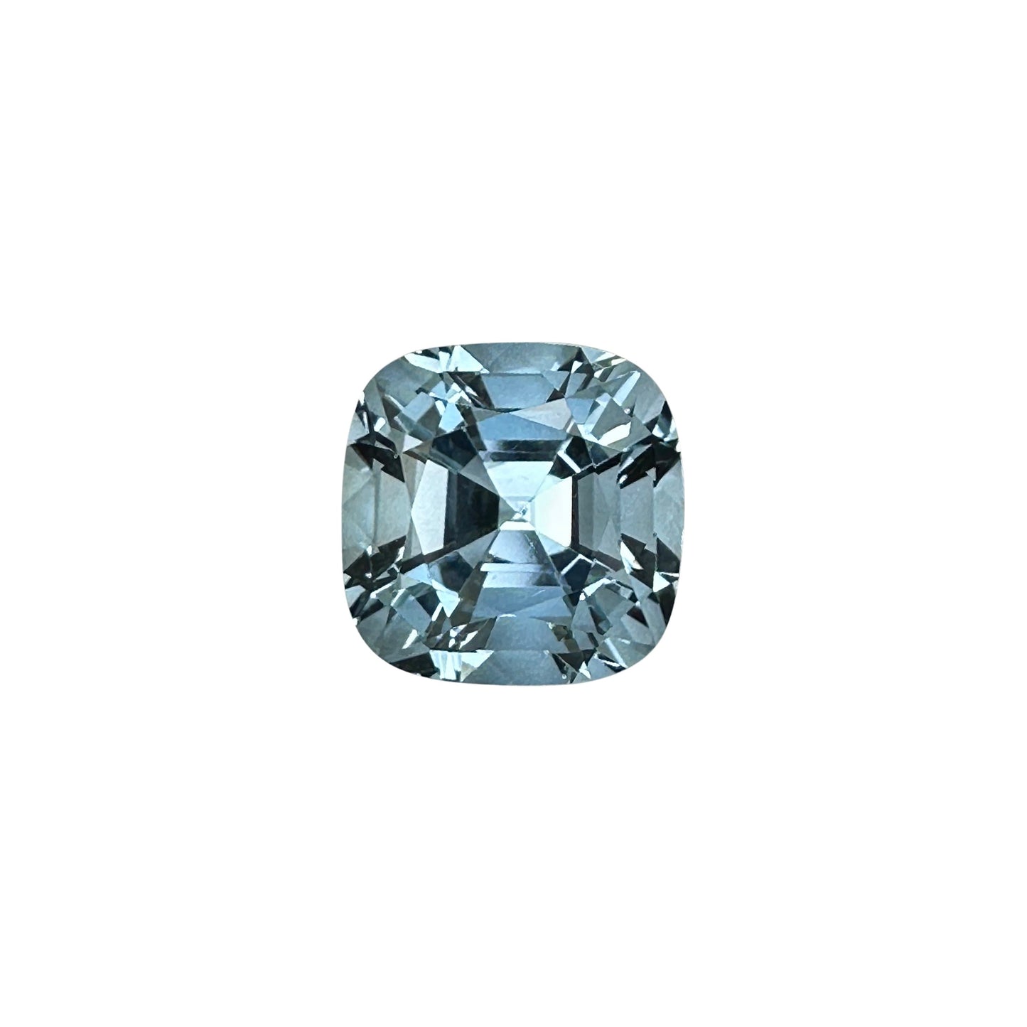 11mm Cushion Very Light Aquamarine