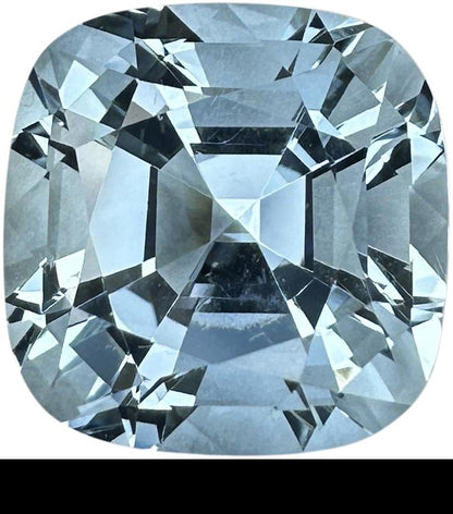 11mm Cushion AA Aquamarine