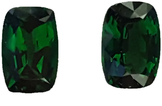 2.66ct Cushion Fine Intense Green Tsavorite
