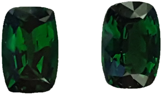 2.66ct Cushion Fine Intense Green Tsavorite