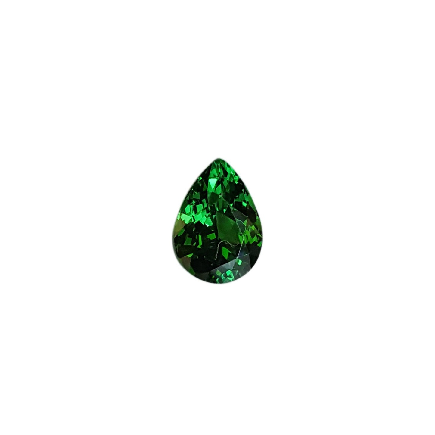 2.4ct Pear Shape Bright Green Tsavorite