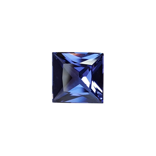 9.5mm Princess Cut AAA Color Tanzanite