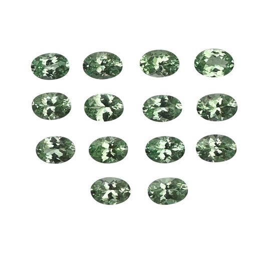 6.5x4.5mm Oval Mint Garnet