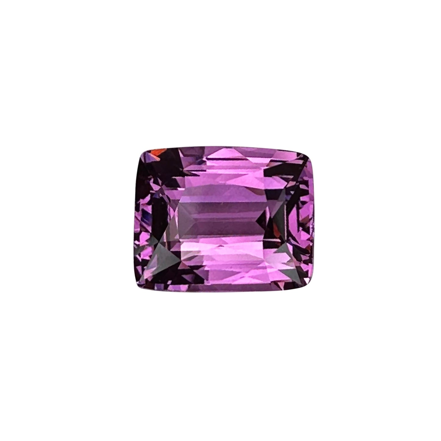 8.7x6.9mm Cushion Deep Pink Spinel