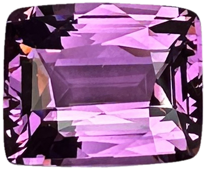 8.7x6.9mm Cushion Deep Pink Spinel