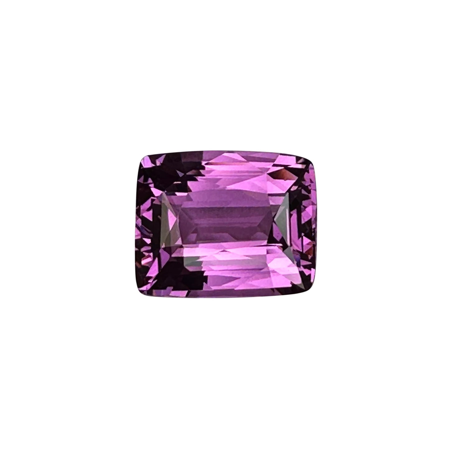 8.7x6.9mm Cushion Deep Pink Spinel