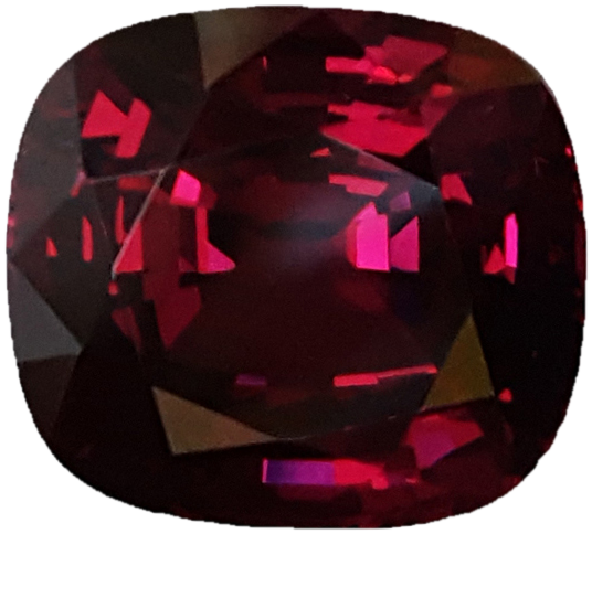 10.8ct Cushion AAA Color Rhodolite