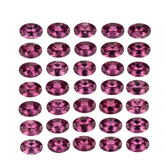 6x4mm Oval Magenta Rhodolite
