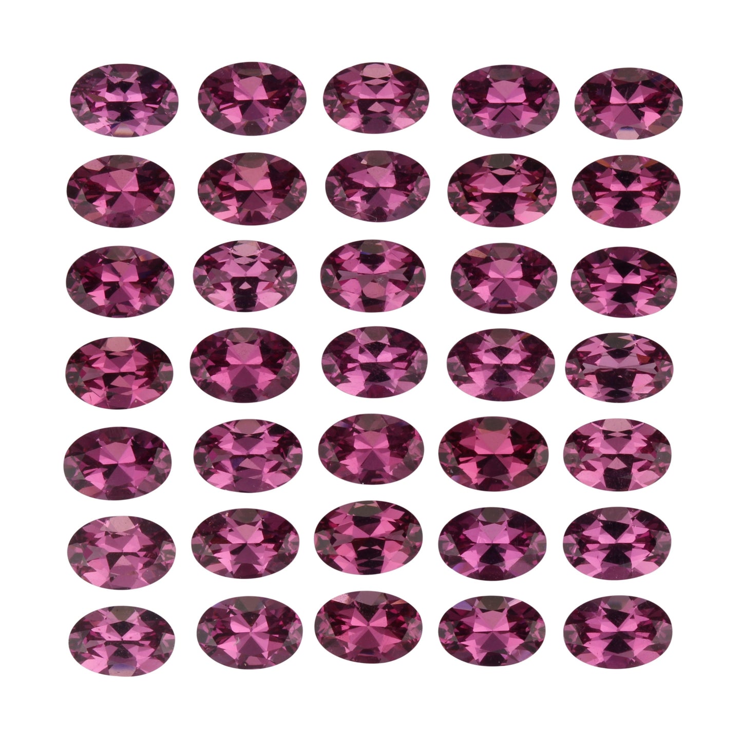 6x4mm Oval Magenta Rhodolite