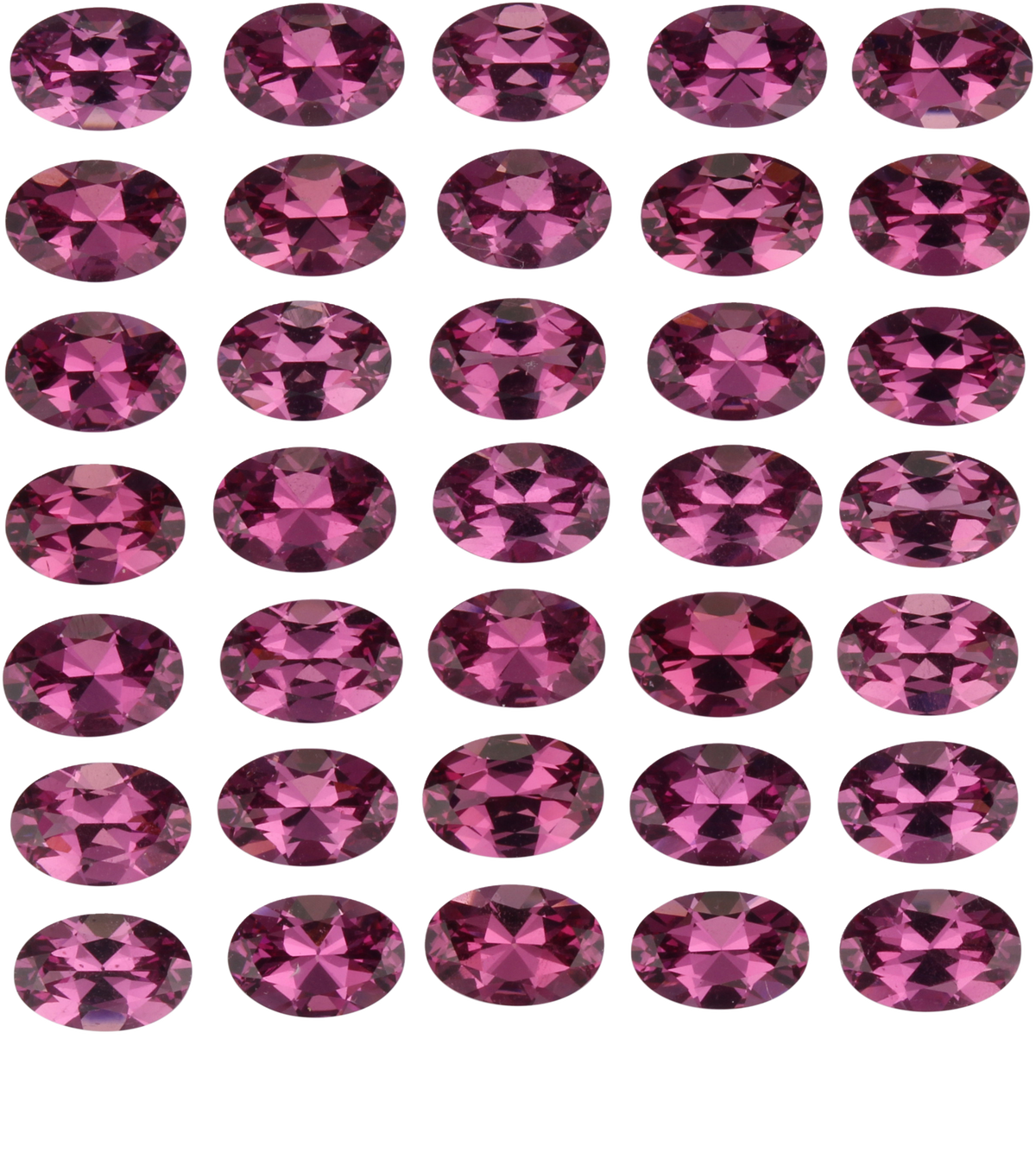 6x4mm Oval Magenta Rhodolite